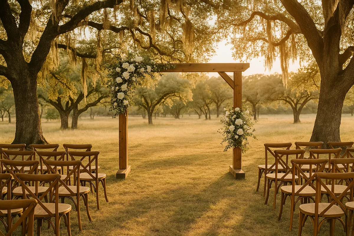 Elegant rustic wedding at a Hill Country ranch in Dripping Springs Texas